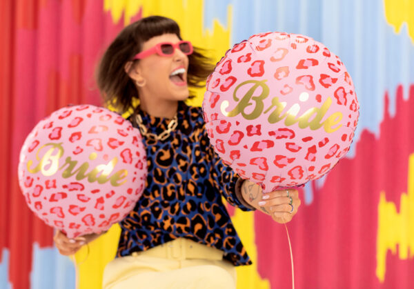 Фолиев Балон за Моминско Парти "Bride", 45 см, смесен