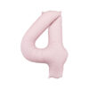 Огромен балон цифра с номера ''0 .. 9'' в светло розов цвят 86 см