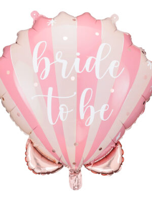 Фолиев балон Морска Мида  "Bride to be" - 52x50см