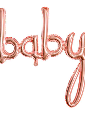 Фолиев Балон Baby, Розово Злато
