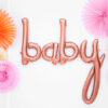 Фолиев Балон Baby, Розово Злато