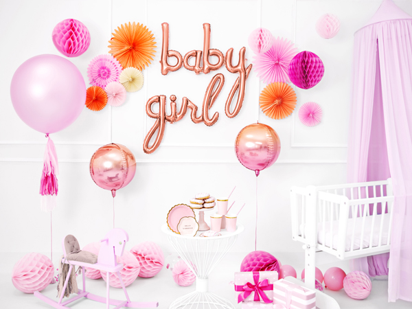 Фолиев Балон Baby, Розово Злато