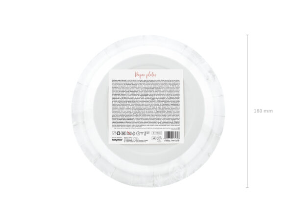 Чинийки ' Честит Рожден Ден! ' Розово злато, 18 см