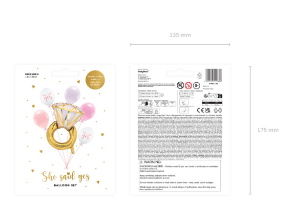 Комплект балони 'Пръстен' за моминско парти