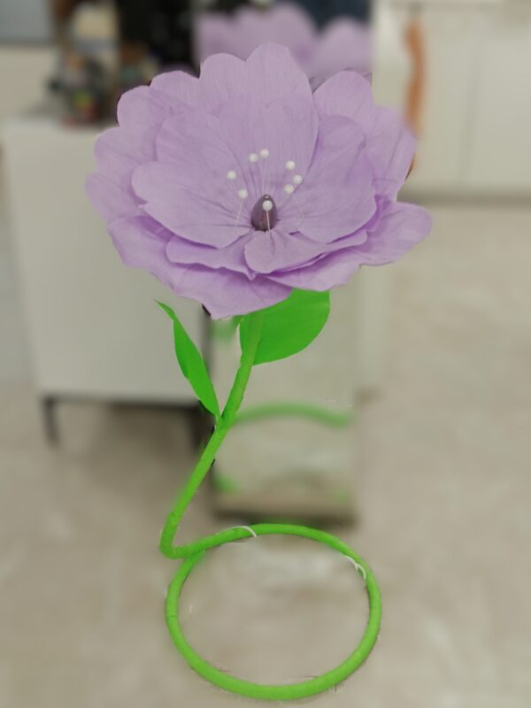 Хартиени светещи цветя - ръчна изработка (по поръчка)