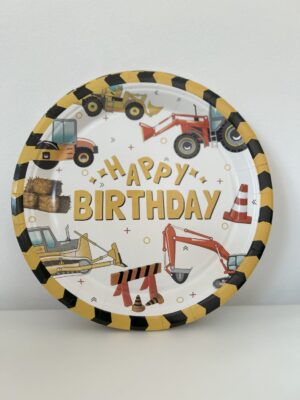 Парти чинийки Happy Birthday – 23 см/ 10 бр.