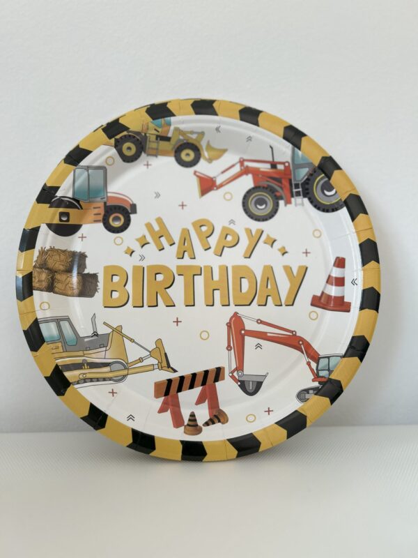 Парти чинийки Happy Birthday – 23 см/ 10 бр.